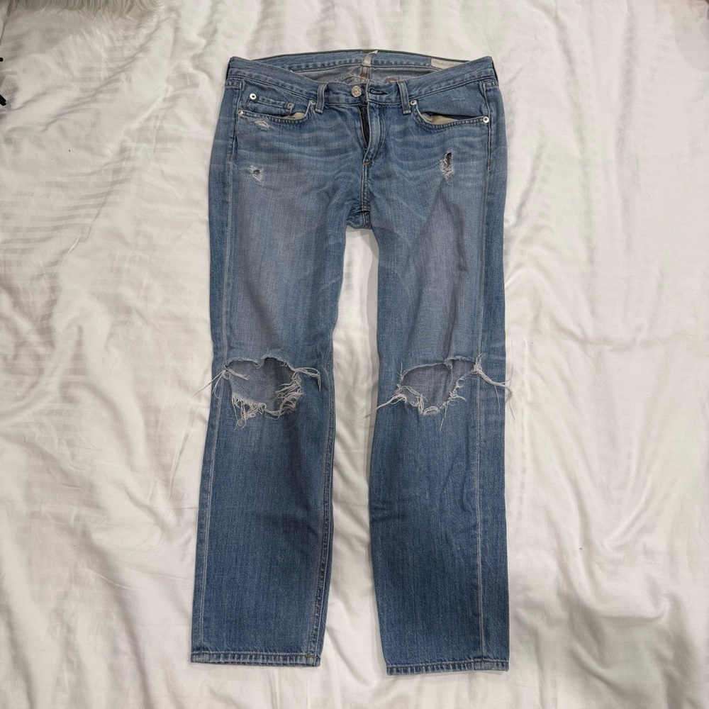 rag & bone Low Rise Boyfriend Jeans